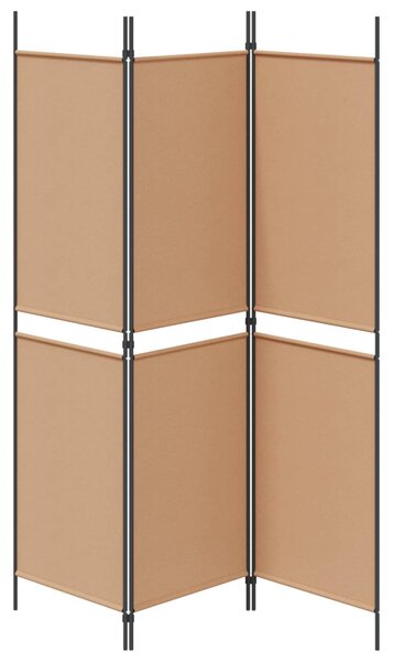 VidaXL 3-panelos válaszfal Bézs 150 x 180 cm Szövet