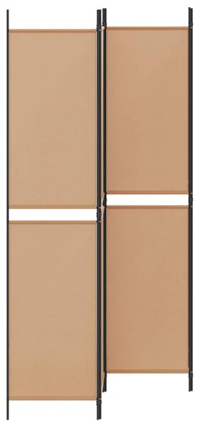 VidaXL 4 paneles szobafal Bézs 200 x 220 cm Szövet