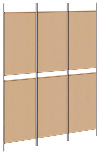 VidaXL 3-paneles szoba elválasztó Bézs 150 x 200 cm Szövet