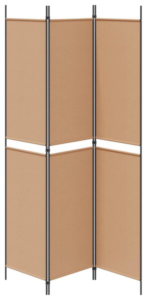 VidaXL 3 paneles szobai elválasztó Bézs 150 x 220 cm Szövet