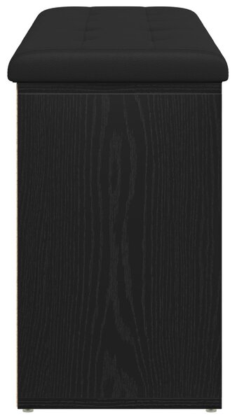 Tároló Pad Fekete Tölgy 100x30x48 cm Műanyag