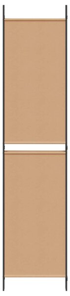 VidaXL 4 paneles szobafal Bézs 200 x 220 cm Szövet