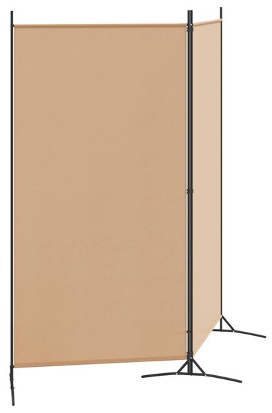 VidaXL 2-paneles szoba elválasztó Bézs 175 x 180 cm Szövet
