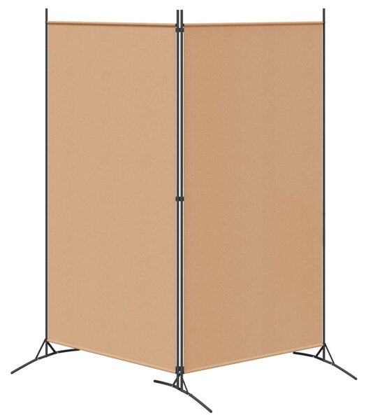 VidaXL 2-paneles szoba elválasztó Bézs 175 x 180 cm Szövet