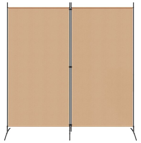VidaXL 2-paneles szoba elválasztó Bézs 175 x 180 cm Szövet