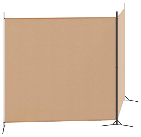 VidaXL 2-paneles szoba elválasztó Bézs 348 x 180 cm Szövet