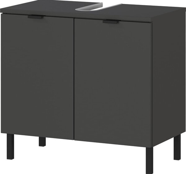 Antracitszürke mosdó alatti szekrény 60x56 cm Arcena – Germania