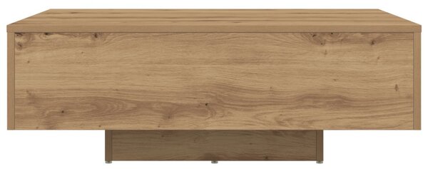 LED világítással ellátott dohányzóasztal, Artisan tölgy 85x55x31 cm