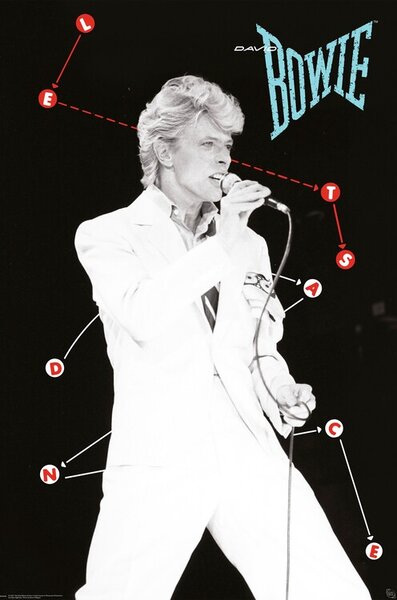 Plakát David Bowie - Let‘s Dance, (61 x 91.5 cm)