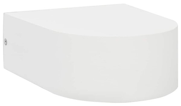VidaXL 2 db fehér kerek kültéri LED falilámpa 11 W