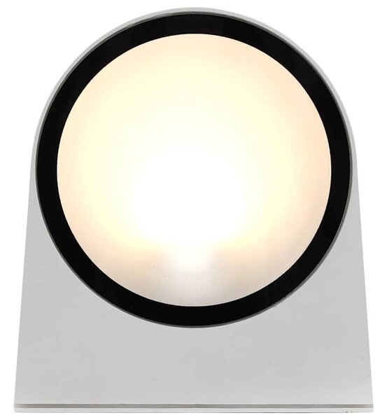 VidaXL 2 db fehér kerek kültéri LED falilámpa 11 W