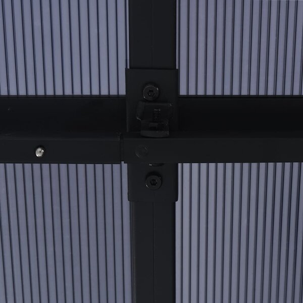 VidaXL antracitszürke függönyös pavilon 405 x 294 x 244 cm