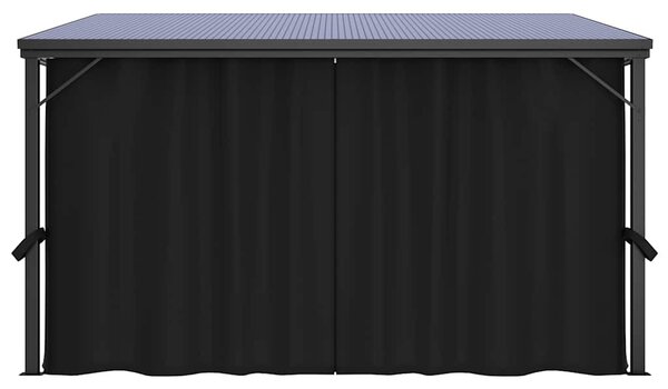 VidaXL antracitszürke függönyös pavilon 405 x 294 x 244 cm
