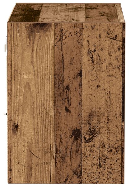 Lebegő Polc Ót Wood 40x28,5x40 cm Mérnöki Fa