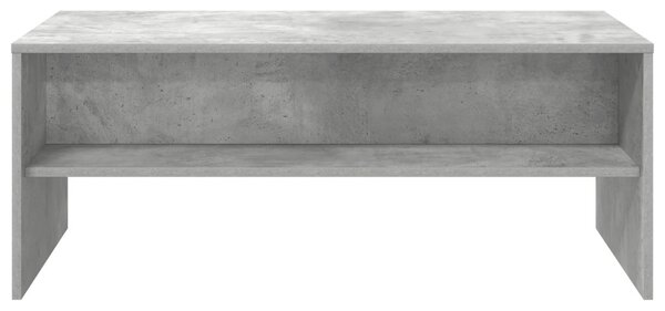 Dohányzóasztal Beton Szürke 100 x 50 x 40 cm Faanyag