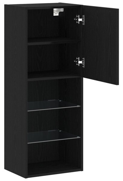 TV szekrény garnitúra 40,5 x 30 x 102 cm Fekete tölgy