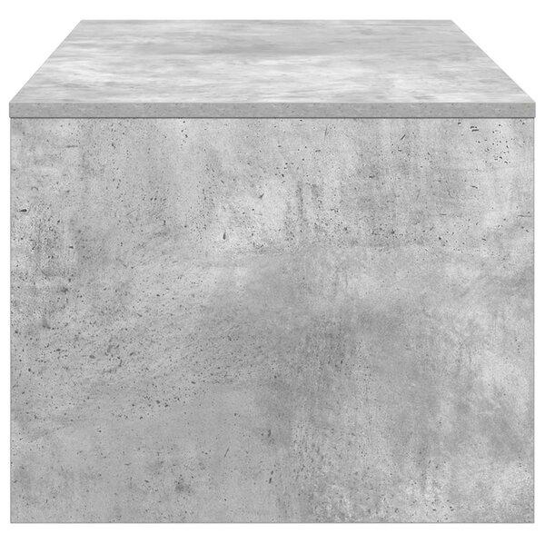 Dohányzóasztal Beton Szürke 100 x 50 x 40 cm Faanyag