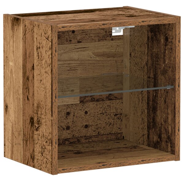 Lebegő Polc Ót Wood 40x28,5x40 cm Mérnöki Fa