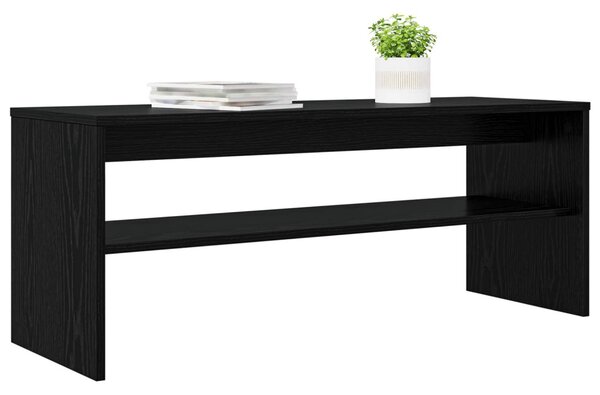 TV szekrény Fekete tölgy 100 x 35 x 40 cm Faanyag