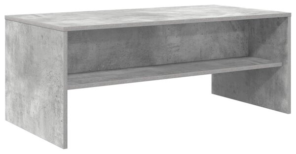 Dohányzóasztal Beton Szürke 100 x 50 x 40 cm Faanyag