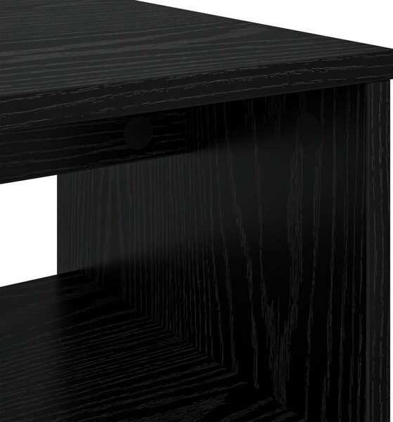 TV szekrény Fekete tölgy 100 x 35 x 40 cm Faanyag