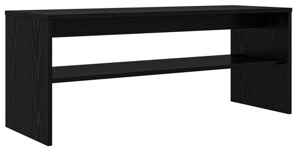 TV szekrény Fekete tölgy 100 x 35 x 40 cm Faanyag