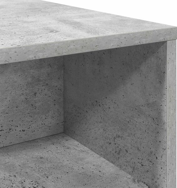 Dohányzóasztal Beton Szürke 100 x 50 x 40 cm Faanyag