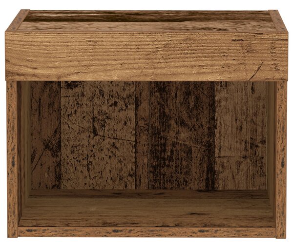 TV szekrény garnitúra 40 x 30 x 30 cm Öreg fa Szerelt Fa