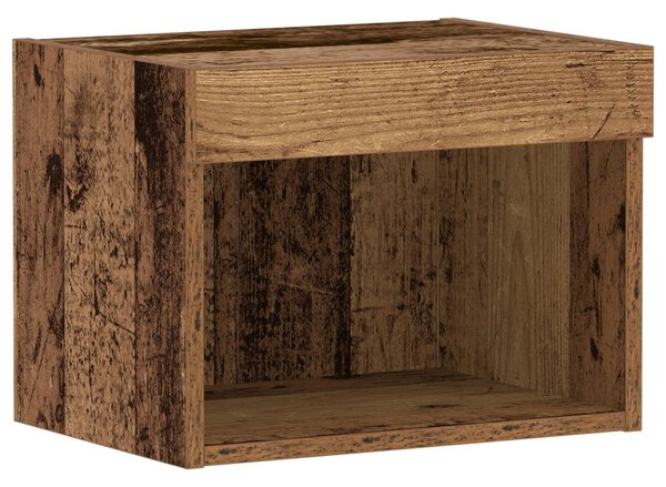 TV szekrény garnitúra 40 x 30 x 30 cm Öreg fa Szerelt Fa