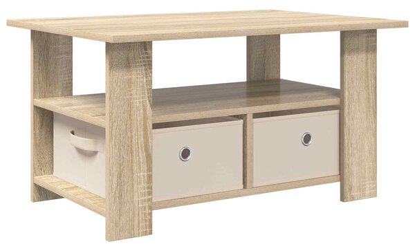 Dohányzóasztal fiókkal Sonoma tölgy 77 x 55 x 42 cm Faanyag