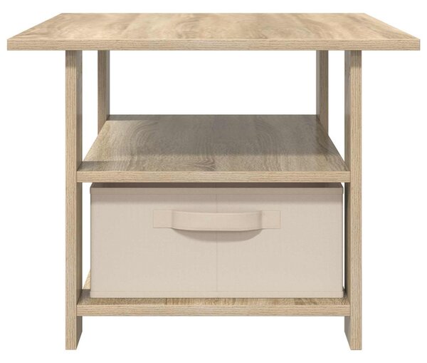 Dohányzóasztal fiókkal Sonoma tölgy 77 x 55 x 42 cm Faanyag