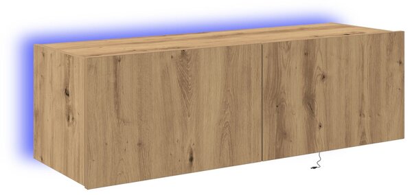 TV Fali Szekrény 100 x 35 x 31 cm Artisan tölgy Szerelt Fa