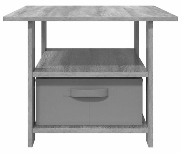 Dohányzóasztal fiókkal Szürke Sonoma 77 x 55 x 42 cm Faanyag