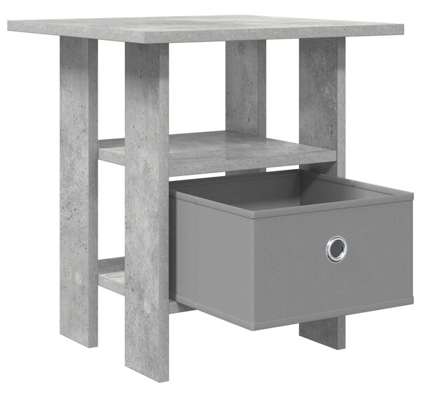Éjjeli asztal Beton Szürke 41 x 40 x 45 cm Szerelt Fa