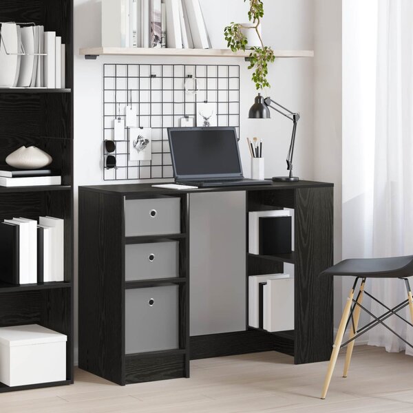 Asztal Fekete tölgy 100 x 40 x 75 cm Szerelt Fa