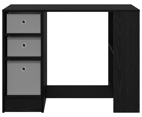 Asztal Fekete tölgy 100 x 40 x 75 cm Szerelt Fa