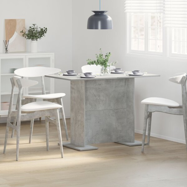 Beton Szürke Étkezőasztal 110x60x75 cm Mérnöki Fa