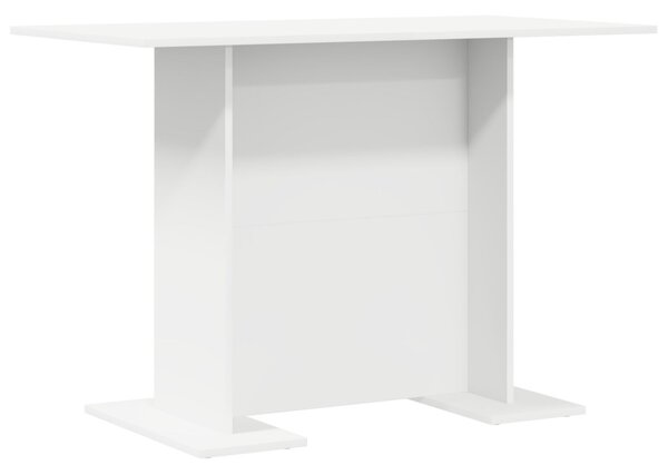 Étkezőasztal Fehér 110x60x75 cm Összeszerelt fa
