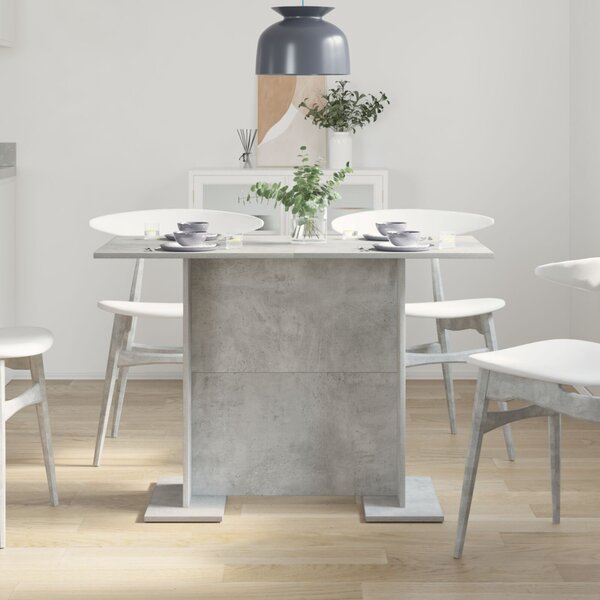 Beton Szürke Étkezőasztal 110x60x75 cm Mérnöki Fa