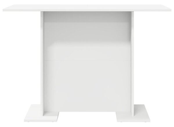 Étkezőasztal Fehér 110x60x75 cm Összeszerelt fa