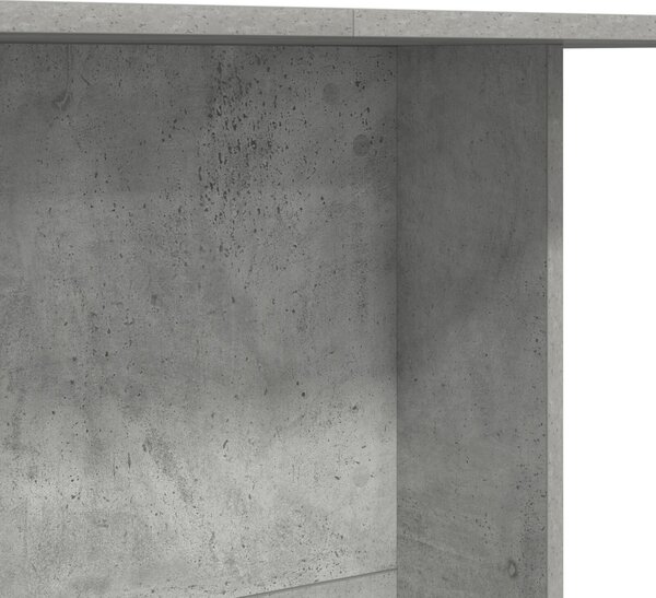 Beton Szürke Étkezőasztal 110x60x75 cm Mérnöki Fa