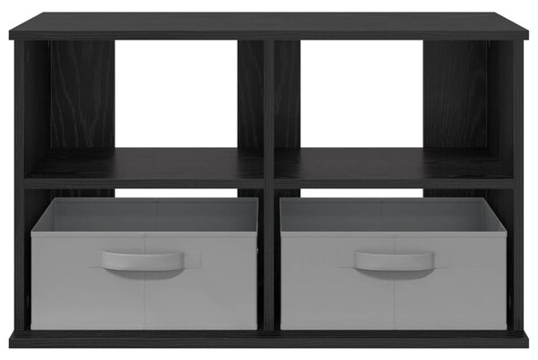 TV állvány fiókkal Fekete tölgy 79 x 40 x 48 cm