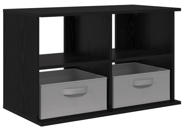 TV állvány fiókkal Fekete tölgy 79 x 40 x 48 cm