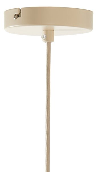 Bézs függőlámpa textil búrával ø 38 cm Itela – Light & Living