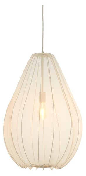 Bézs függőlámpa textil búrával ø 50 cm Itela – Light & Living