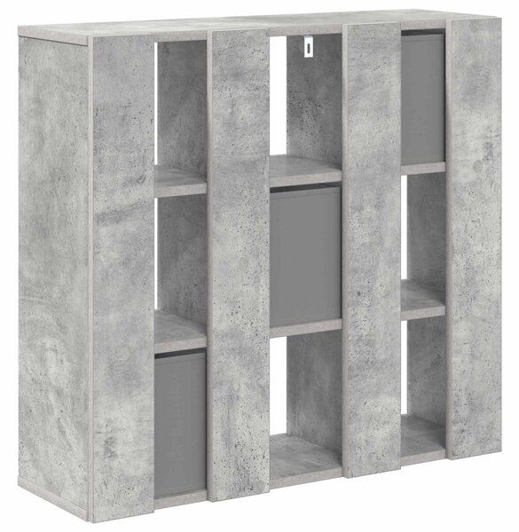 Széf fiókkal Beton Szürke 73,5 x 24 x 69,5 cm