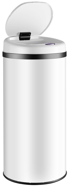 Deuba Érintésmentes szemetes USB-vel 30 l - fehér