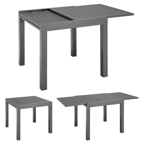 Juskys Laki kerti asztal 70x70 cm - antracit