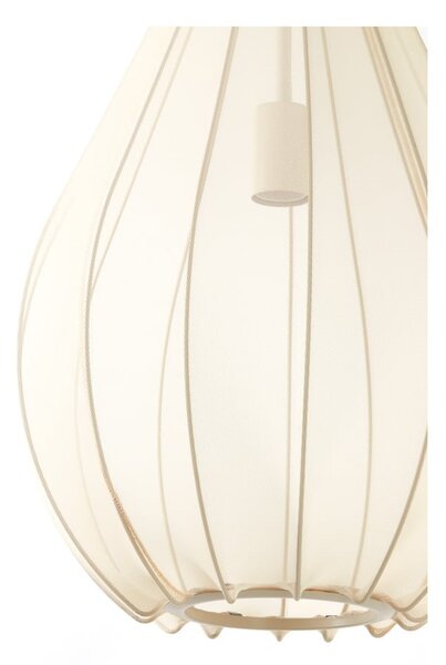 Bézs függőlámpa textil búrával ø 38 cm Itela – Light & Living