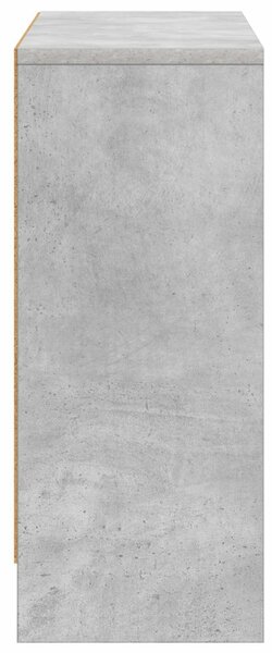 Széf fiókkal Beton Szürke 73,5 x 22,5 x 53,5 cm